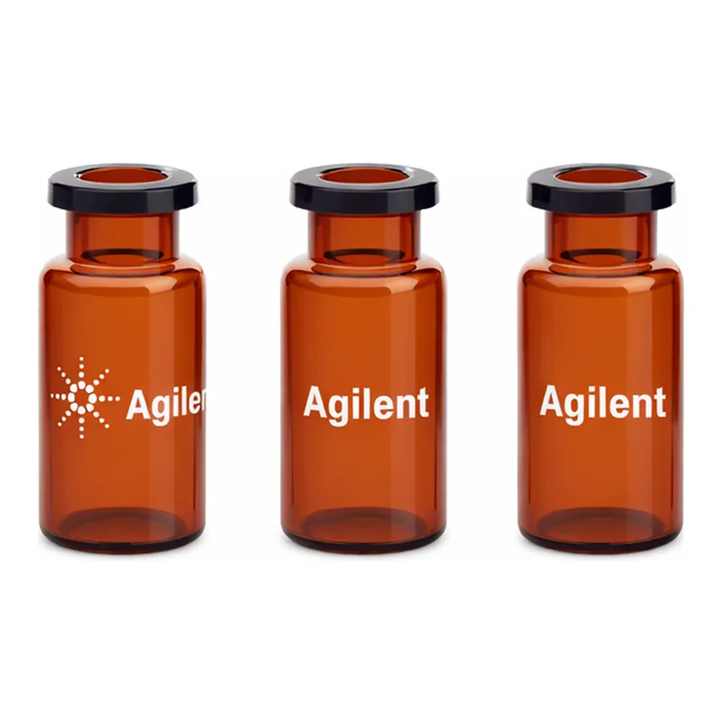 Agilent Vial,HS,crimp,FB,10ml,ambr,cert,100PK