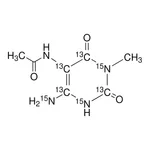 Merck 5-Acetylamino-6-amino-3-methyluracil-(ring-13C4,15N2, amino-15N)