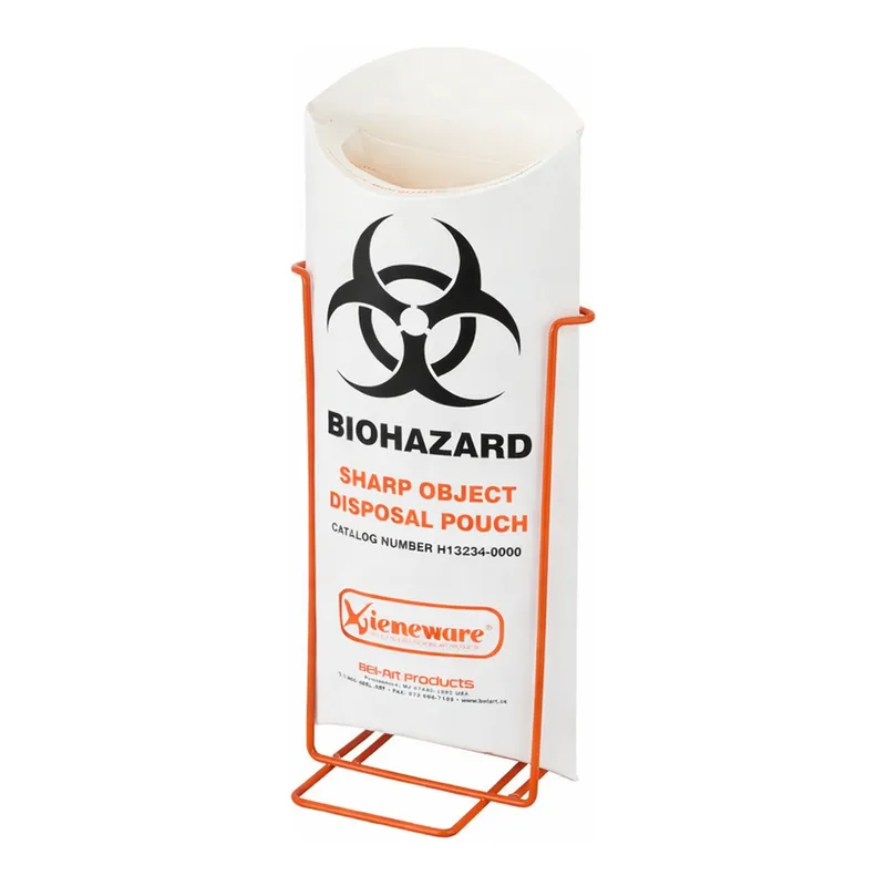 AS ONE Biohazard Small Waste Pouch, 바이오해저드 소형 폐기 파우치
