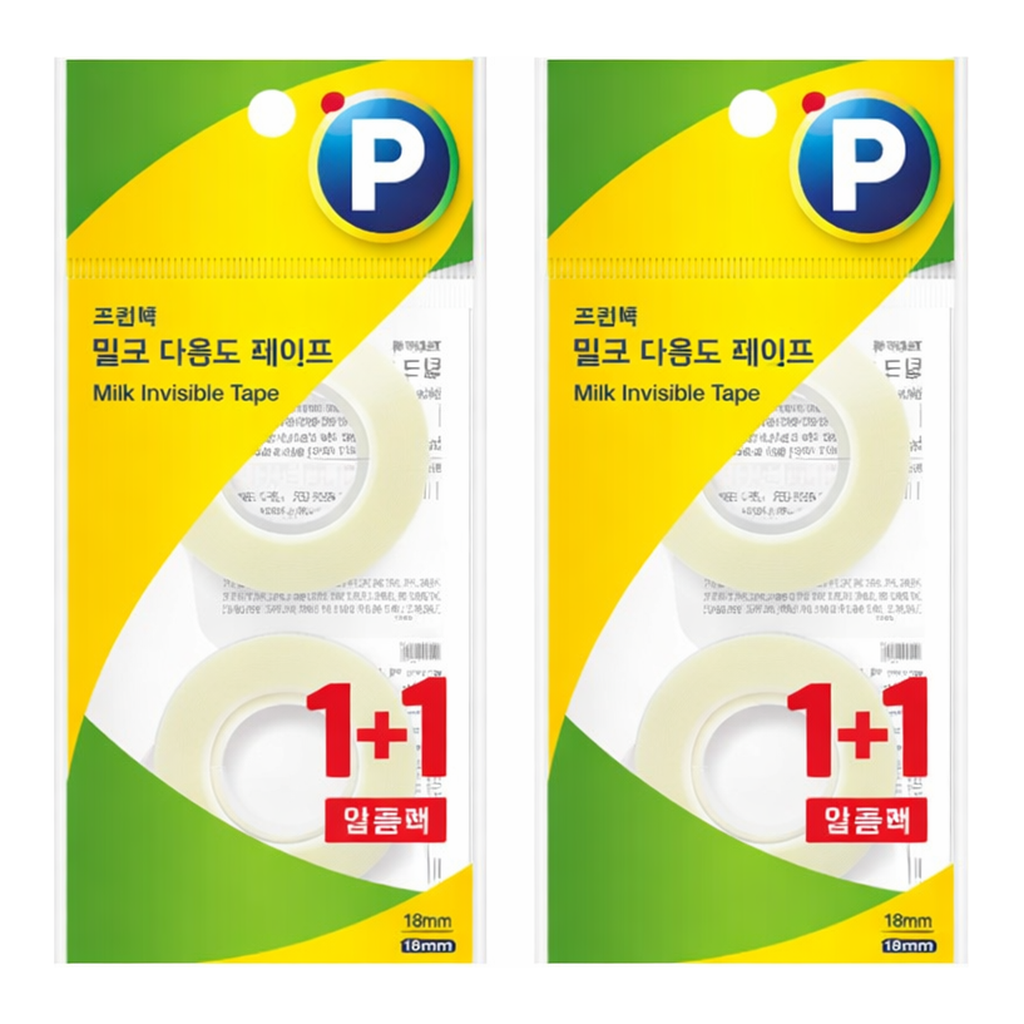 OFFICENEX 프린텍 MR1830-2 밀크테이프 리필(1+1) (18 x 30)