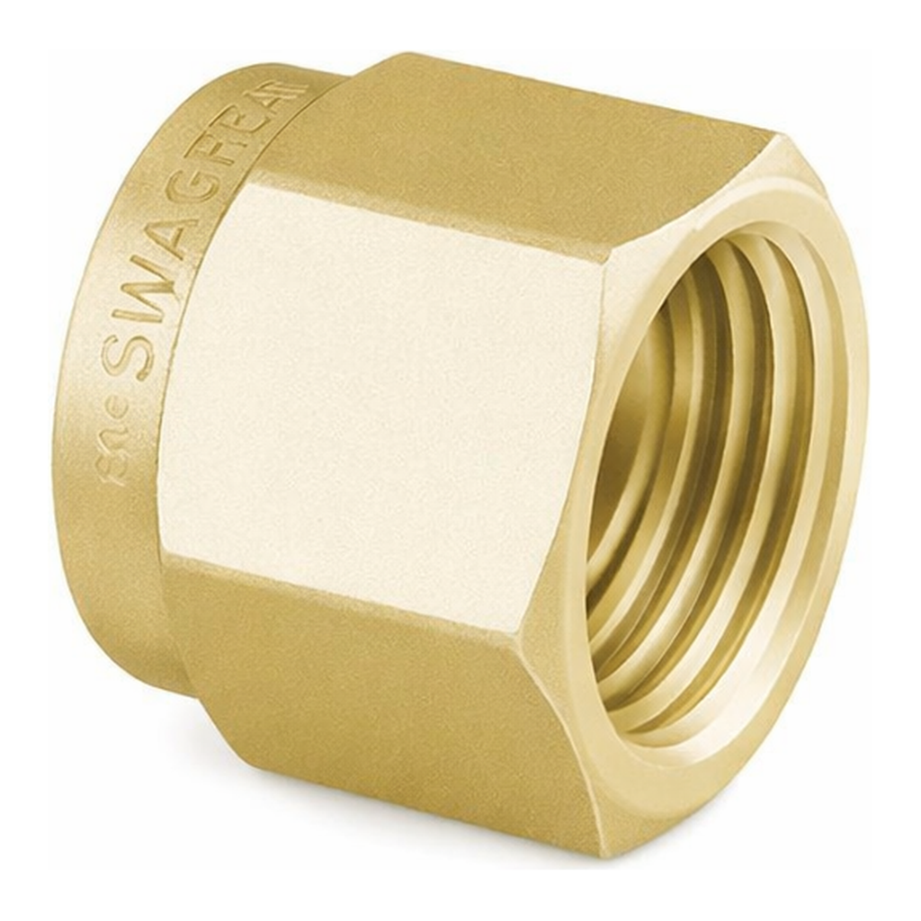 Restek Swagelok Fitting, Brass, 1/4in Plug, 10-pk
