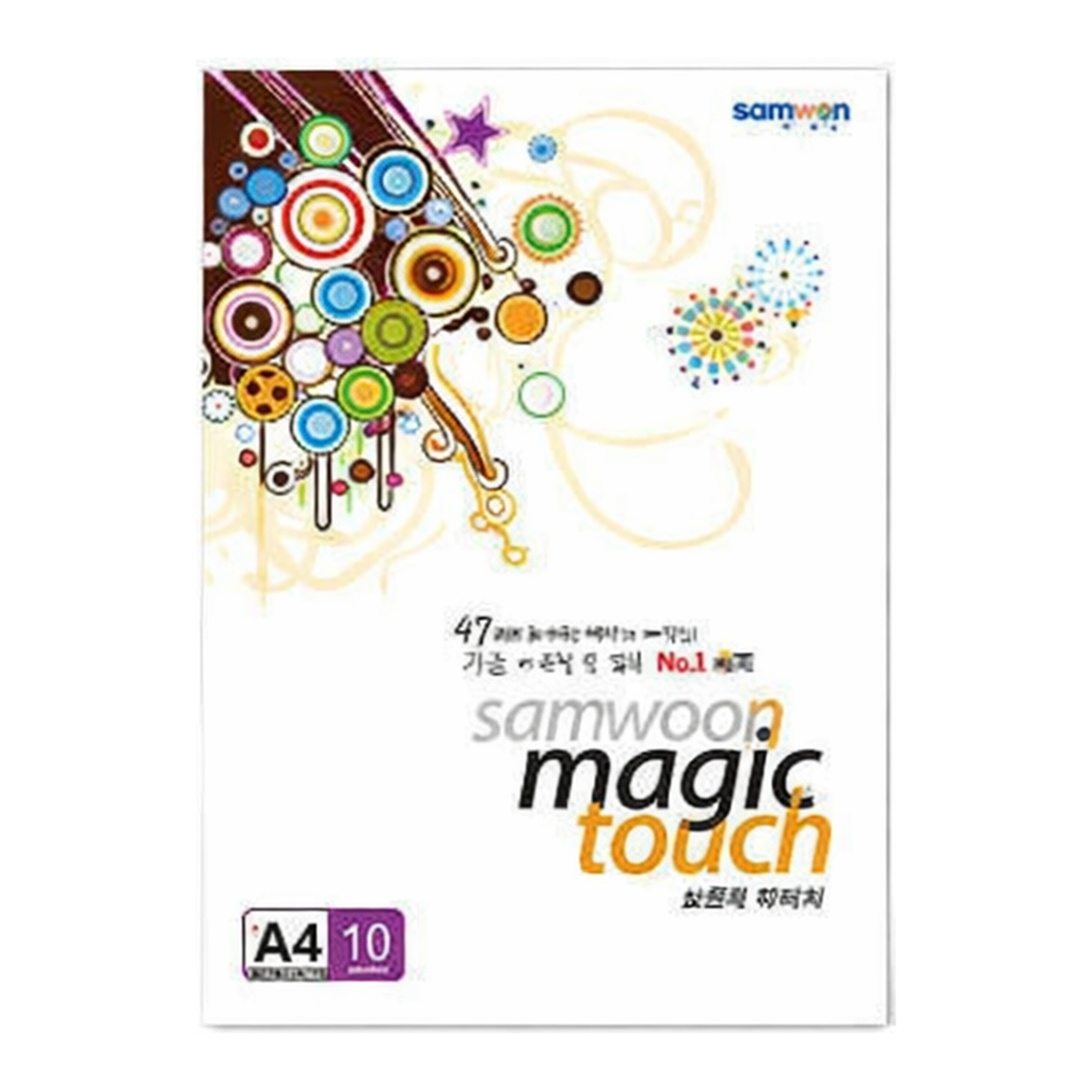 OFFICENEX 매직터치 A4(20/빨강색/A4/10매/삼원)