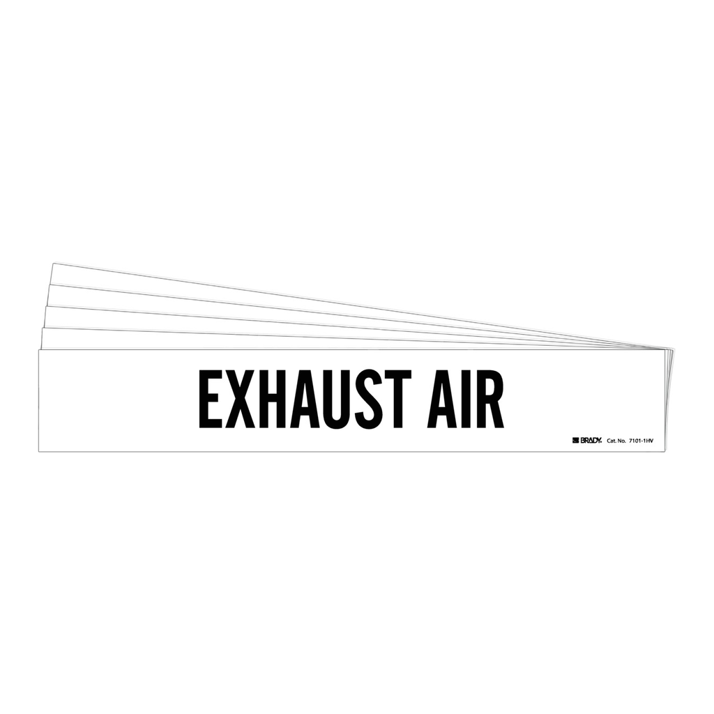 Brady EXHAUST AIR Pipe Marker