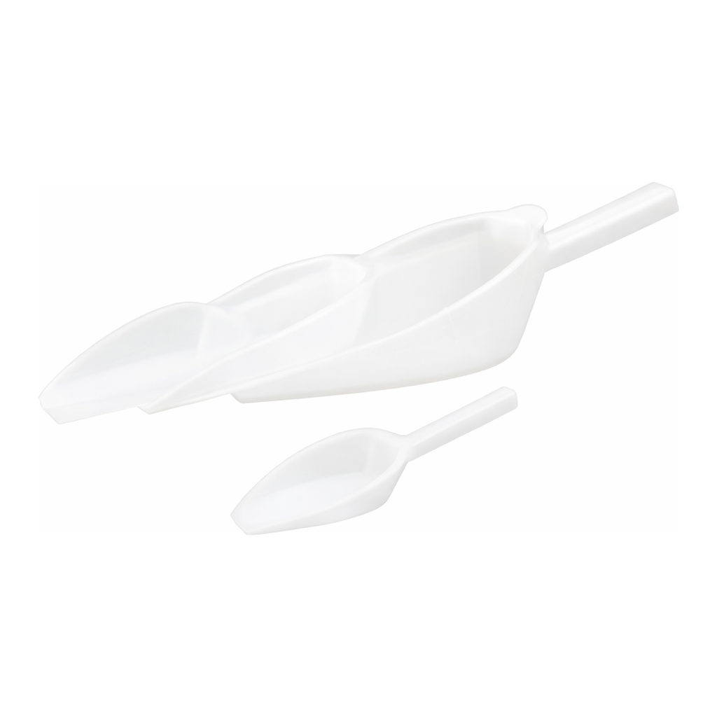 Daihan Science VITLAB HDPE Traditional Scoop, Tapered Filling Edge, Natural Color, 15~1,250㎖,