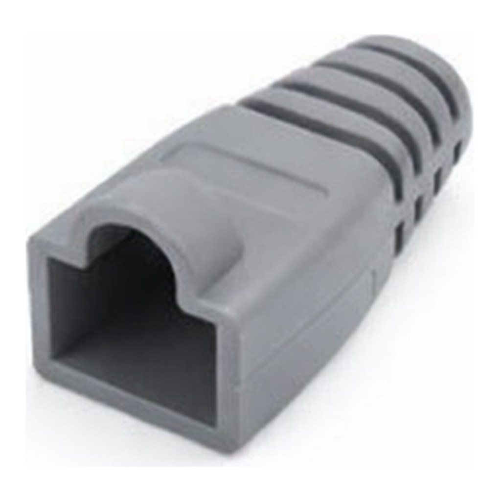 OFFICENEX RJ-45 통부트 덮개형 보호캡(100개/회색/TC-BOOT-GY/T-TECH)