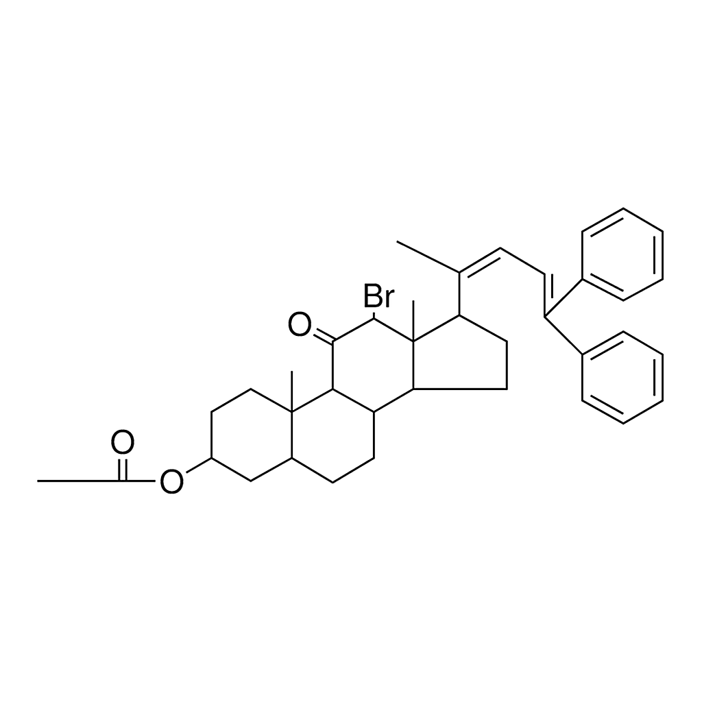 Merck 3-ACETOXY-11-KETO-12-BROMO-24-D-
