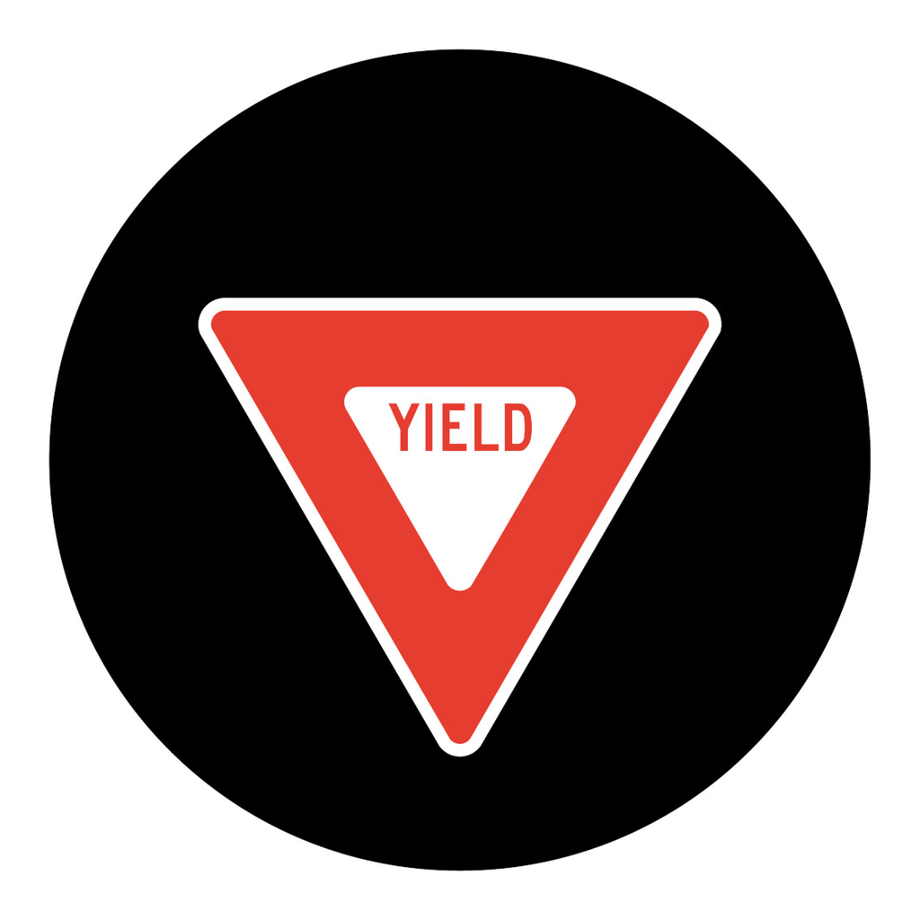 Brady GOBO Safety Sign Slides, YIELD
