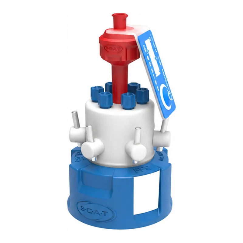 Safety Cap VI, GL45, 6 x shut-off valve