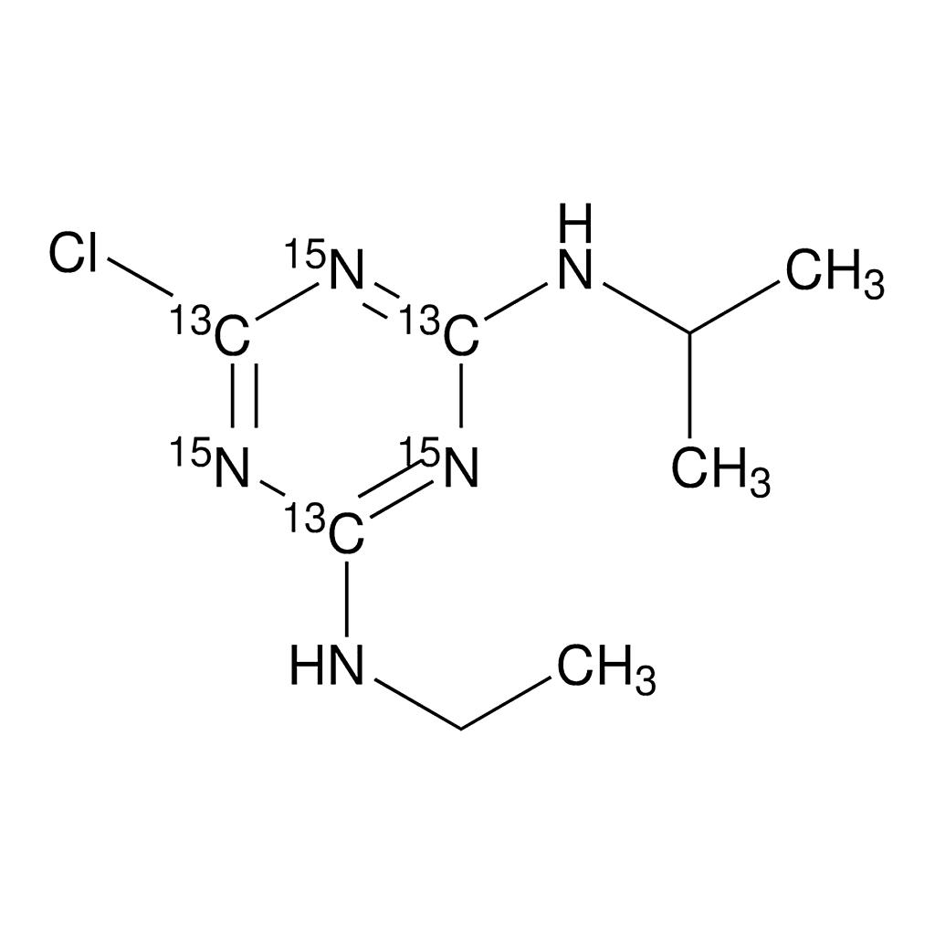 Merck Atrazine-(triazyl-13C3,15N3)