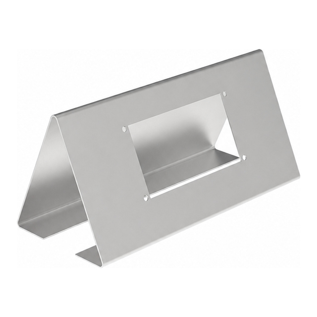 Built-in signal box display, brushed stainless steel, wall thickness: 2 mm