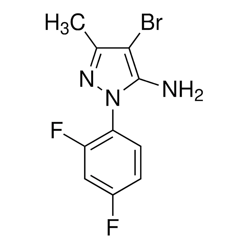 Merck 4-Bromo-1-(2,4-difluorophenyl)-3-methyl-1H-pyrazol-5-amine