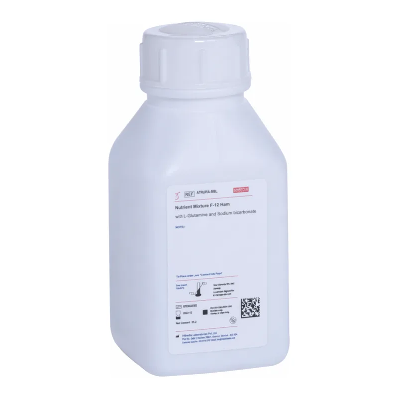 Himedia Nutrient Mixture F-12 Ham w/ 10mM HEPES buffer and L-Glutamine w/o Sodium bicarbonate and Phenol red