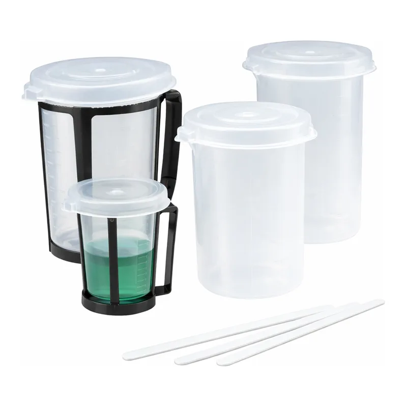 AS ONE Disposable Beaker PE (Holder and Lid), 디스포 비커 (홀더 및 뚜껑 옵션)