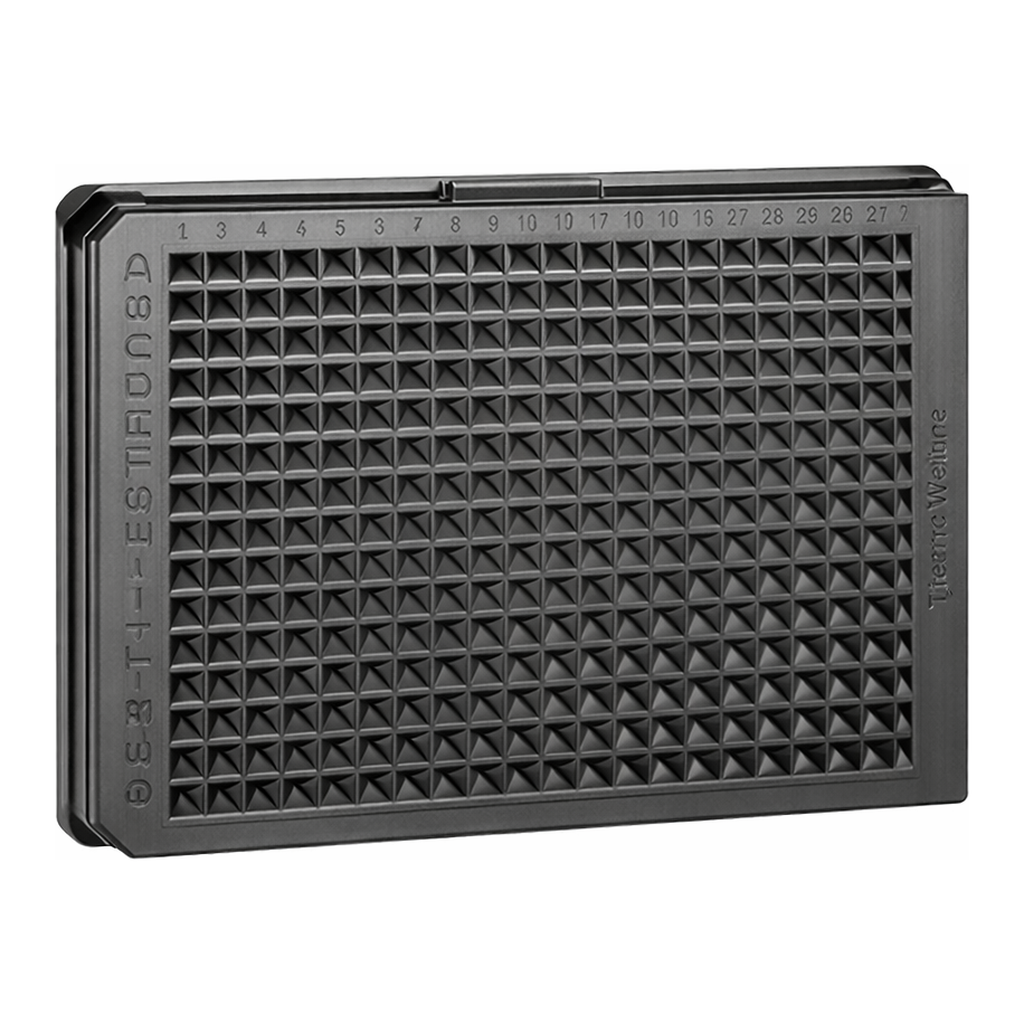 Greiner Bio One CELL CULTURE MICROPLATE, 384 WELL, PS, F-BOTTOM,µCLEAR®, BLACK, TC, STERILE, 10 PCS./BAG