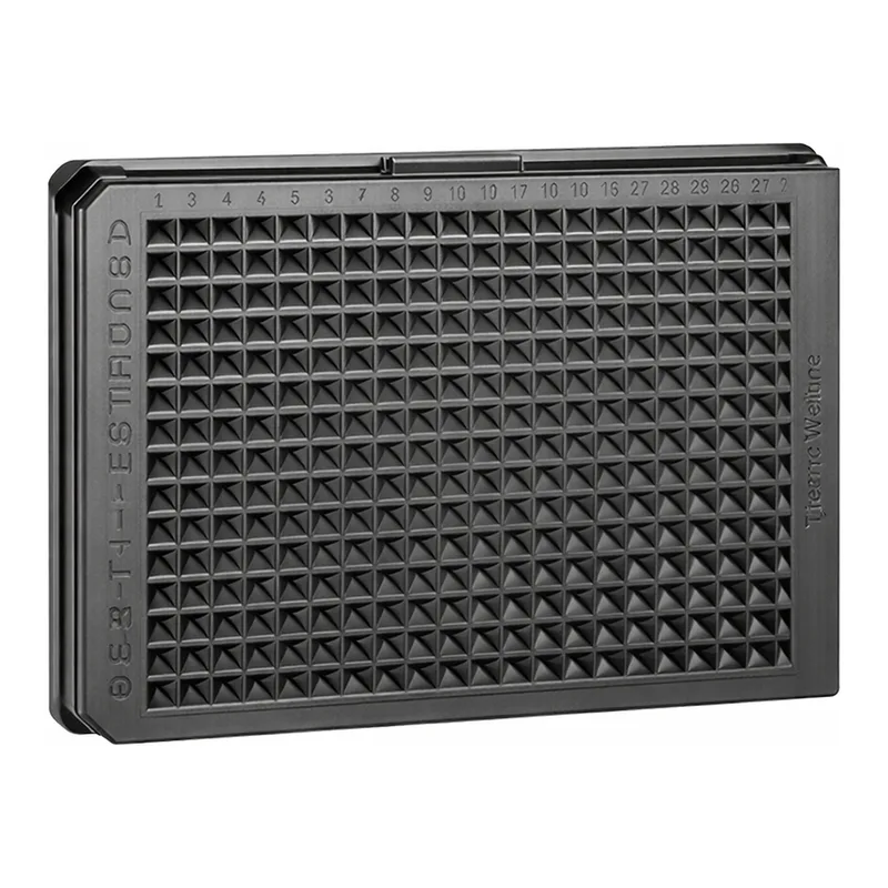 Greiner Bio One CELL CULTURE MICROPLATE, 384 WELL, PS, F-BOTTOM,µCLEAR®, BLACK, TC, STERILE, 10 PCS./BAG