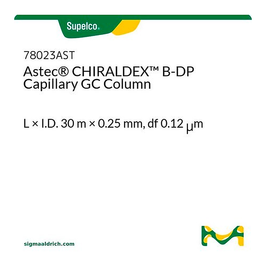 Merck Astec(R) CHIRALDEX(TM) B-DP Capillary GC Column