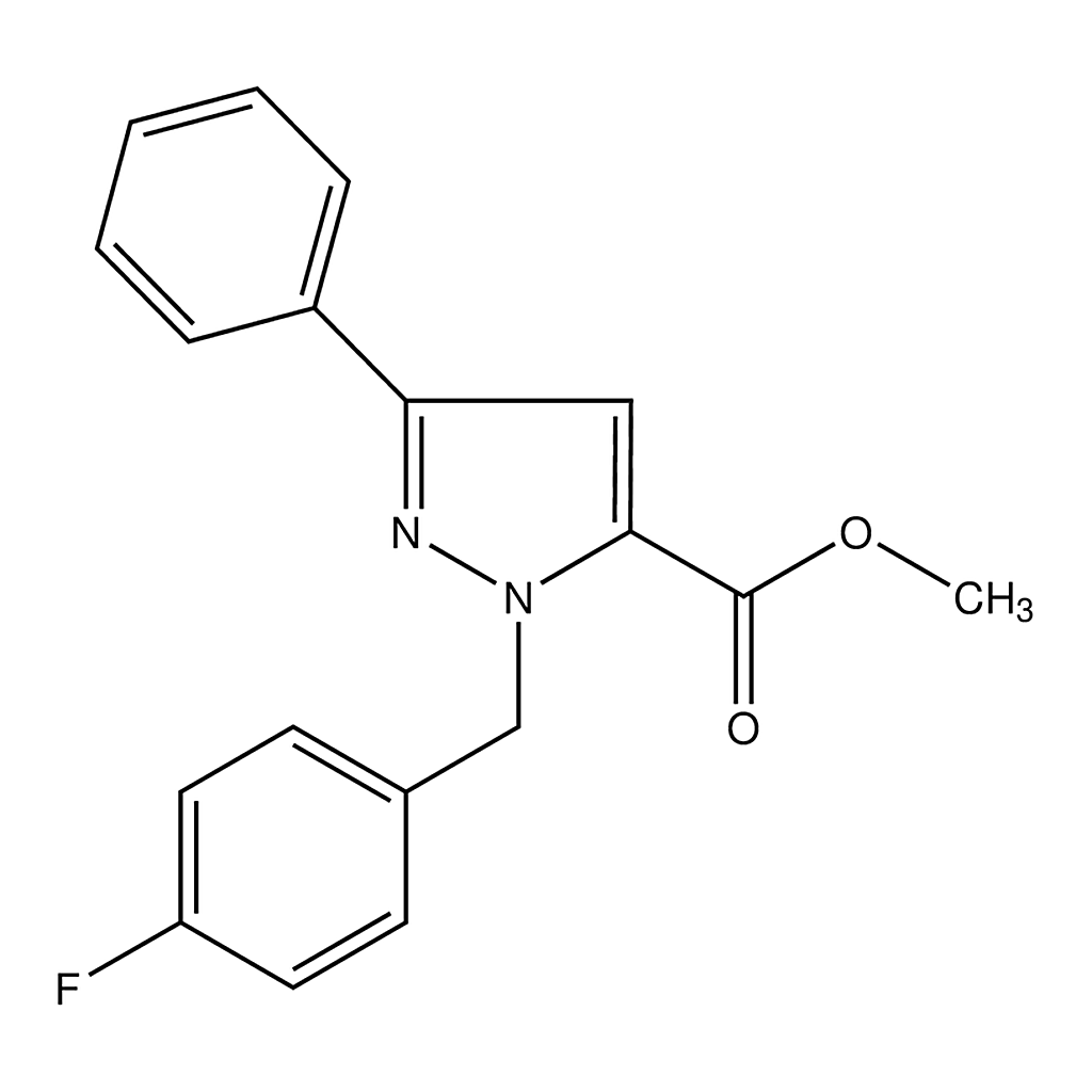 Merck Methyl 1-(4-fluorobenzyl)-3-phenyl-1H-pyrazole-5-carboxylate