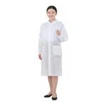 AS ONE Disposable white coat (buttoned) 98 cm