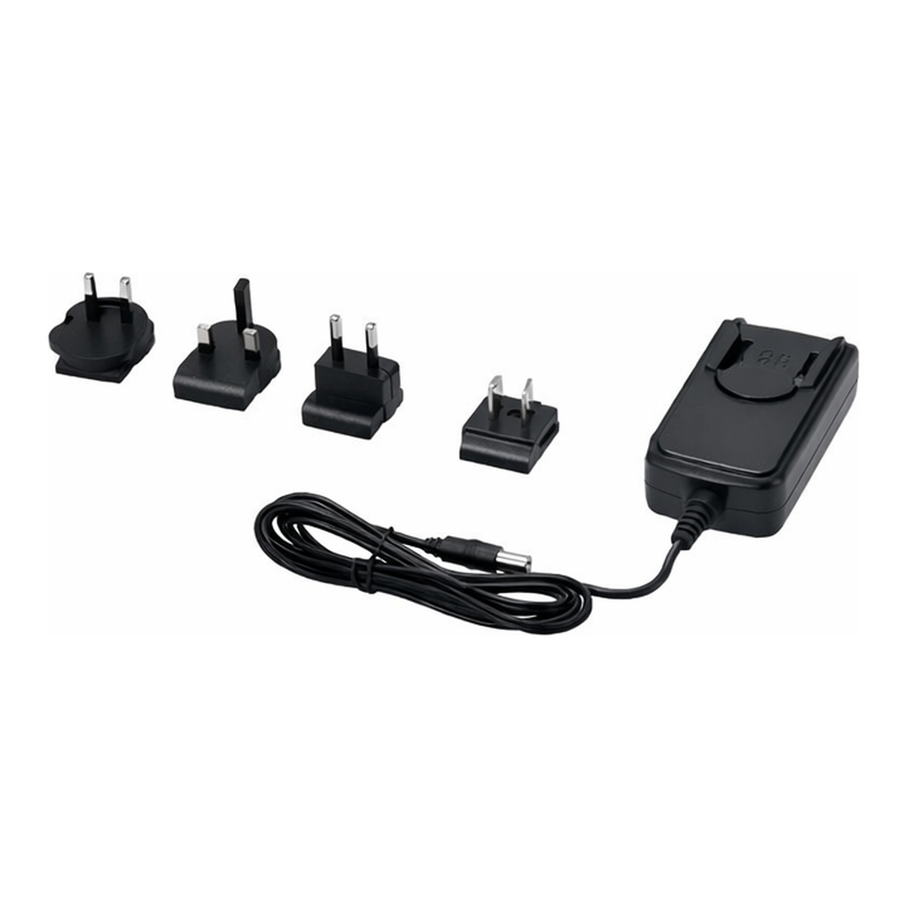 Brady Code International Power Supply Barrel Plug 5V/1A with US/EU/UK/AU Adapter Clips