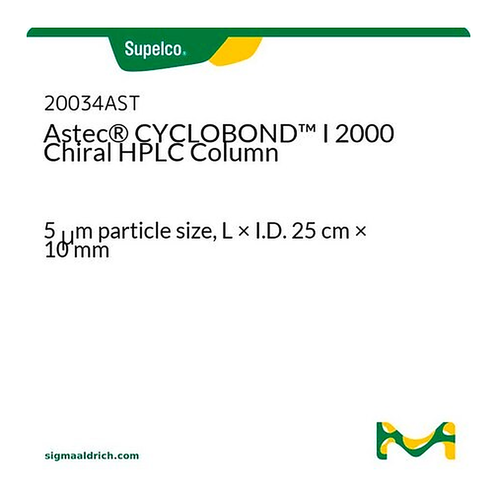 Merck Astec(R) CYCLOBOND(TM) I 2000 Chiral HPLC Column