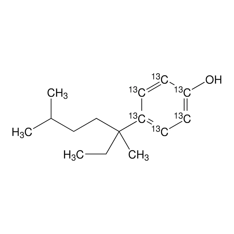 Merck 4-(3,6-Dimethyl-3-heptyl)phenol-ring-13C6 solution