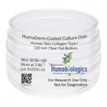 Humabiologics HumaDerm Coated Culture Dishes, Human Skin Collagen Type I, Clear Flat Bottom (SCSD)