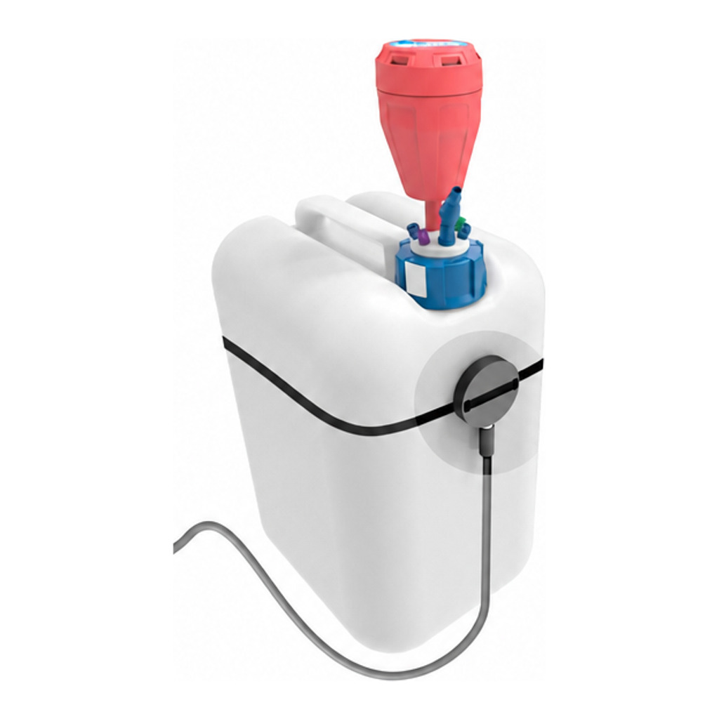 Disc sensor, alarm when full