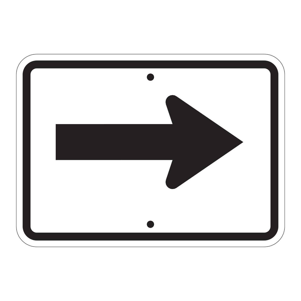 Brady Right Arrow Sign