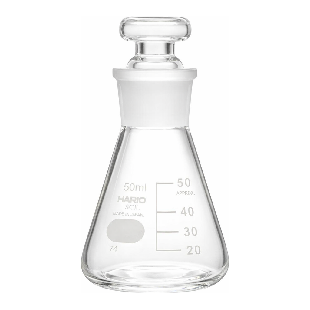 AS ONE Erlenmeyer Flask with Common Stopper, 공전 삼각 플라스크