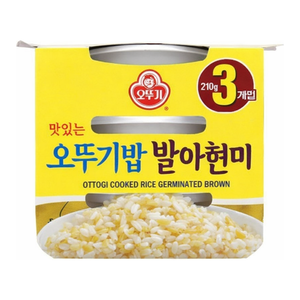 OFFICENEX 맛있는 오뚜기밥 발아현미밥(210gx3EA/오뚜기)
