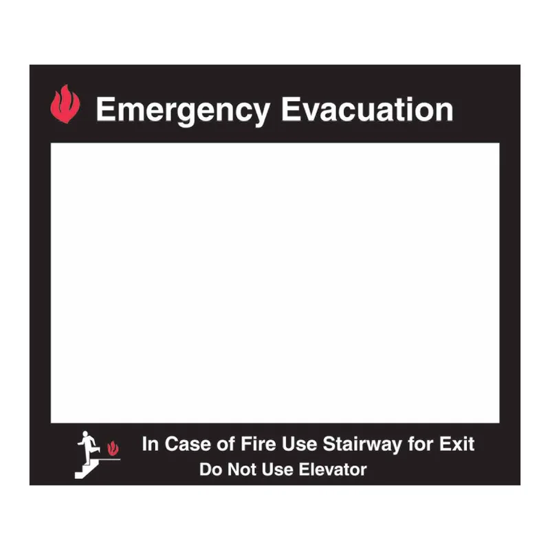 Brady Emergency Evacuation Map Holder