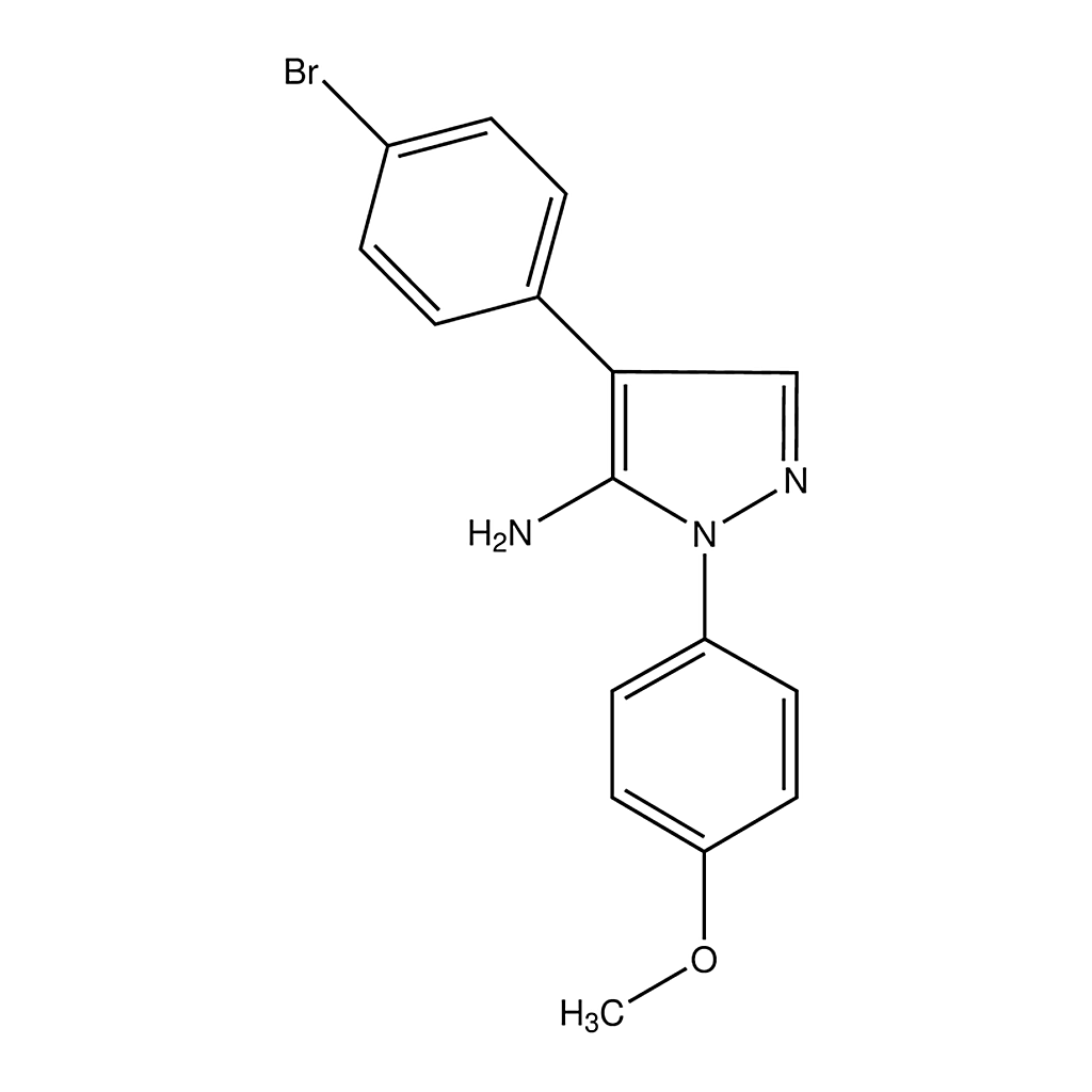 Merck 4-(4-Bromophenyl)-1-(4-methoxyphenyl)-1H-pyrazol-5-amine