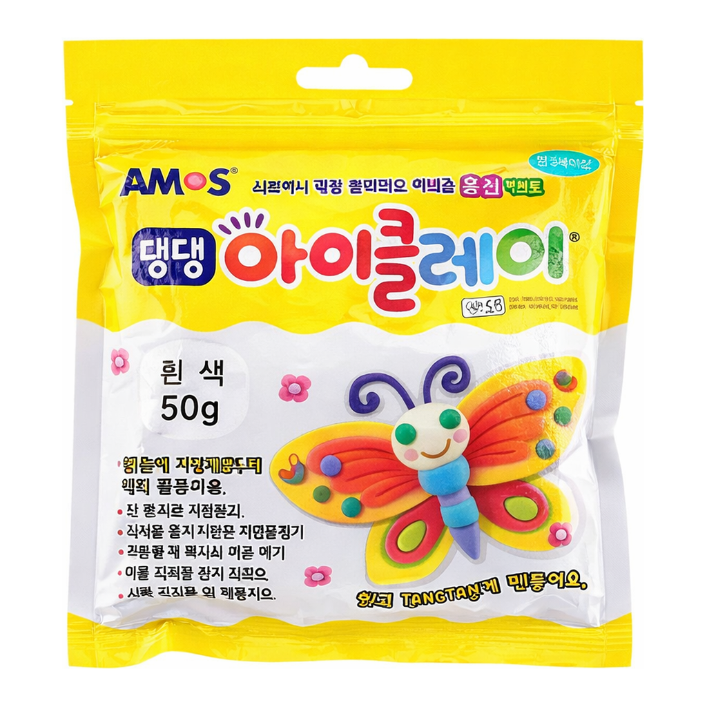 OFFICENEX 아이클레이 낱색 흰색(50g)