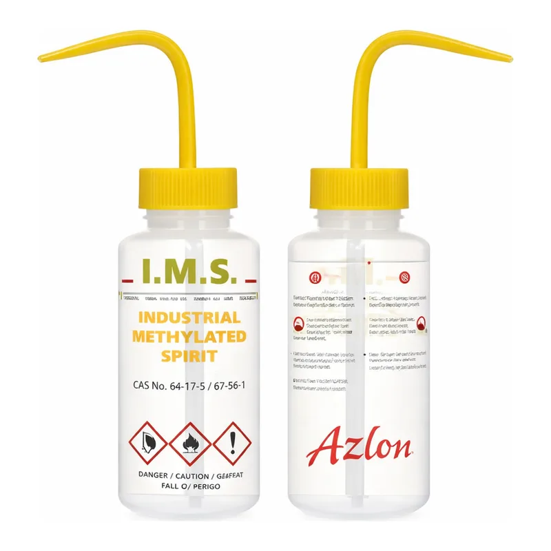 Merck Azlon Multi-Lingual Unvented Wash Bottles