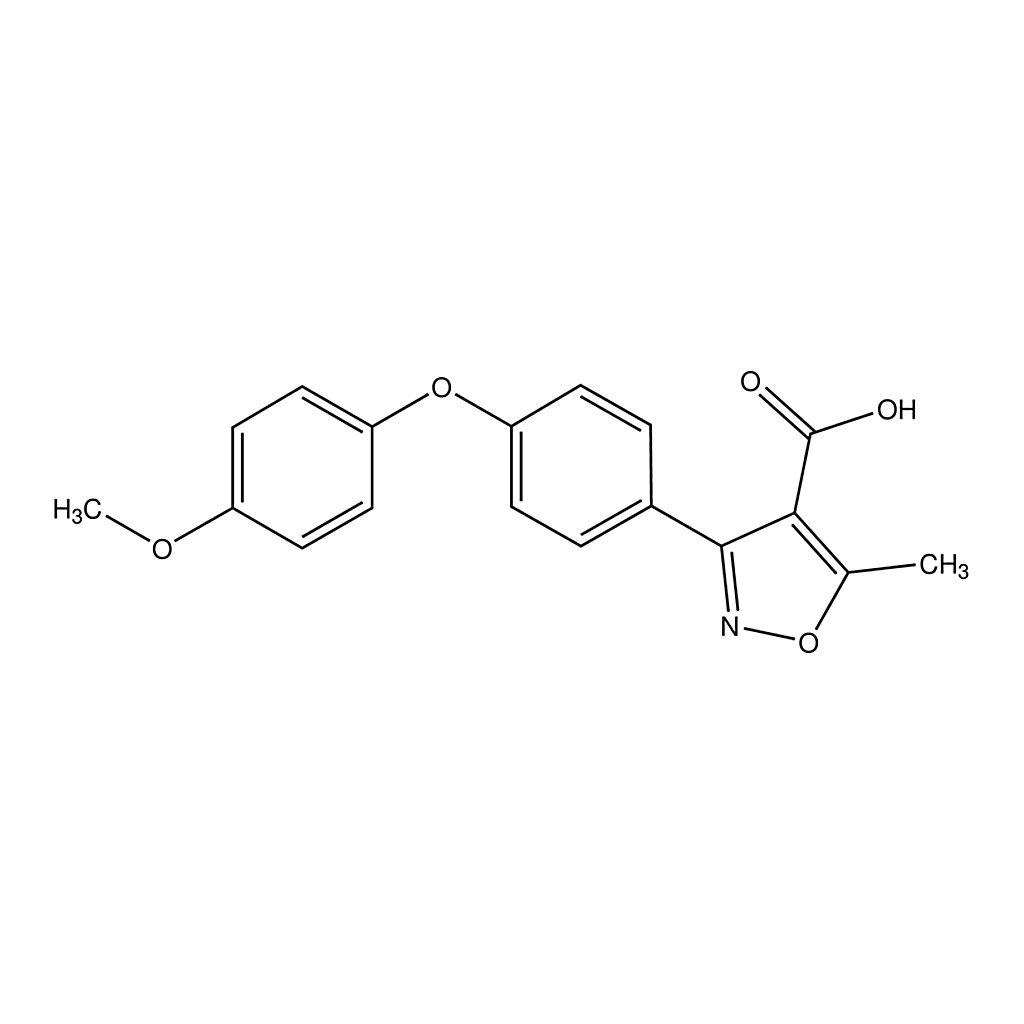 Merck 3-(4-(4-Methoxyphenoxy)phenyl)-5-methylisoxazole-4-carboxylic acid
