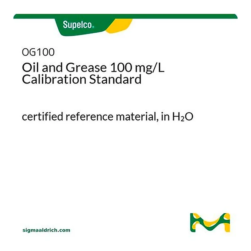 Merck Oil and Grease 100 mg/L Calibration Standard