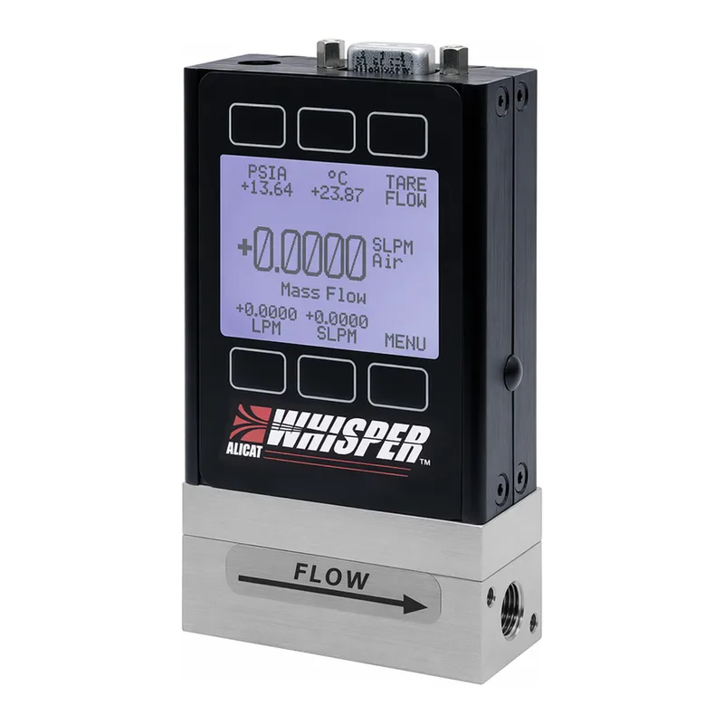 Restek Lab Based Mass Flow Calibrator Alicat Whisper Series 0 - 50 SCCM Monochrome Display (r