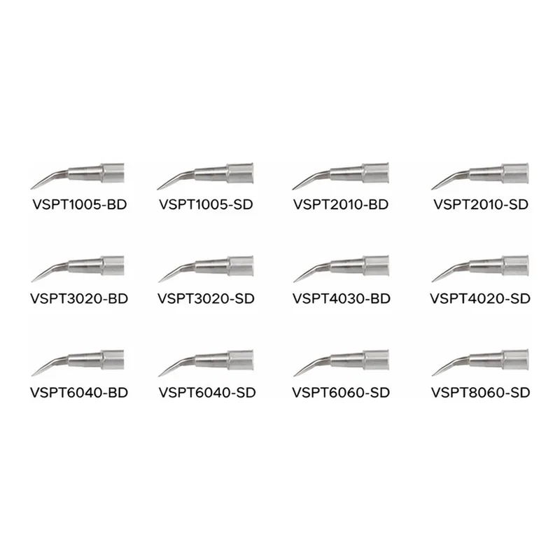 SIPEL 마이크로 VAC 팁 VSPT/굽은타입 TIp