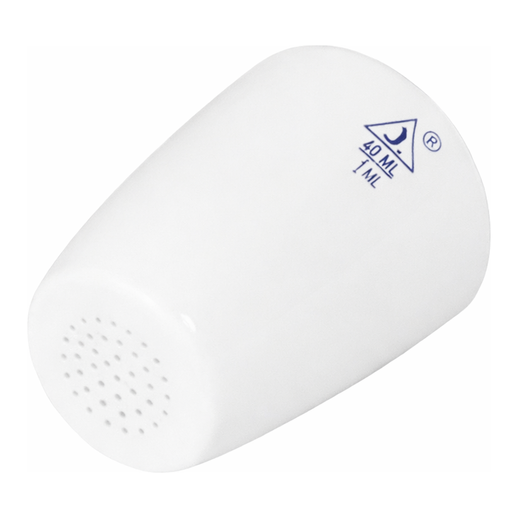 Silico & Chemico Porcelain Works Glazed Porcelain Gooch Filter Crucible & Cover