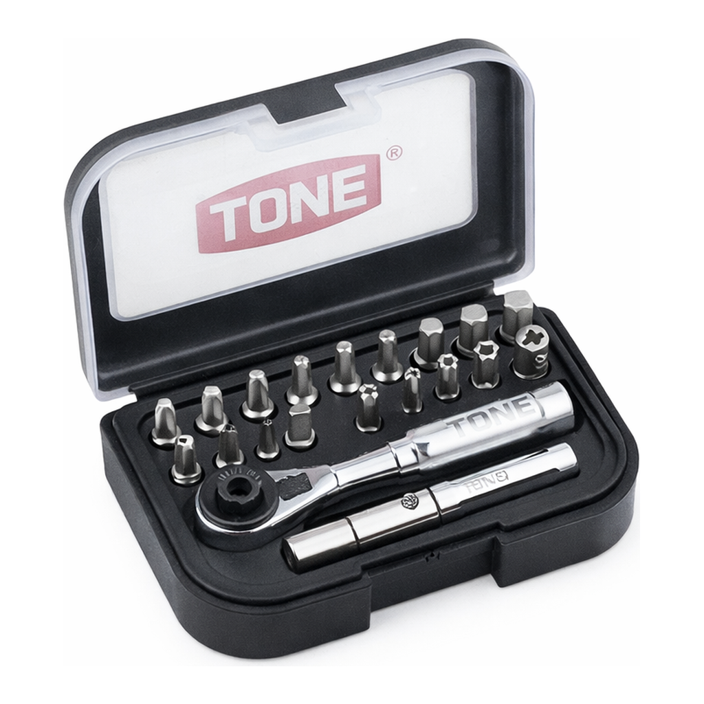 TONE Portable Ratchet Wrench Set