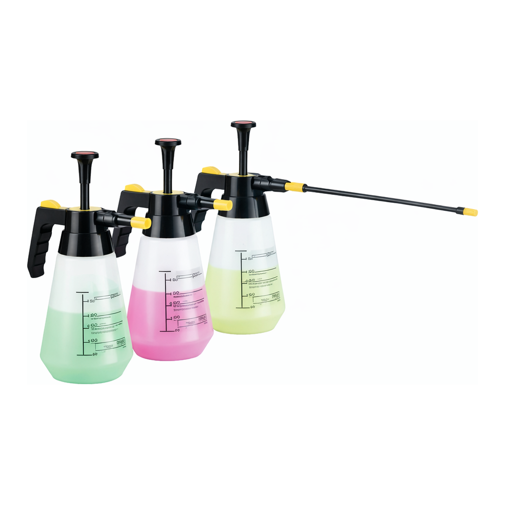 Burkle HDPE Spray Bottle with Pressure Atomizer