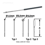 BOCHEM High-grade Aluminium Holder and Stainless-steel Loop · Needle · Lancet