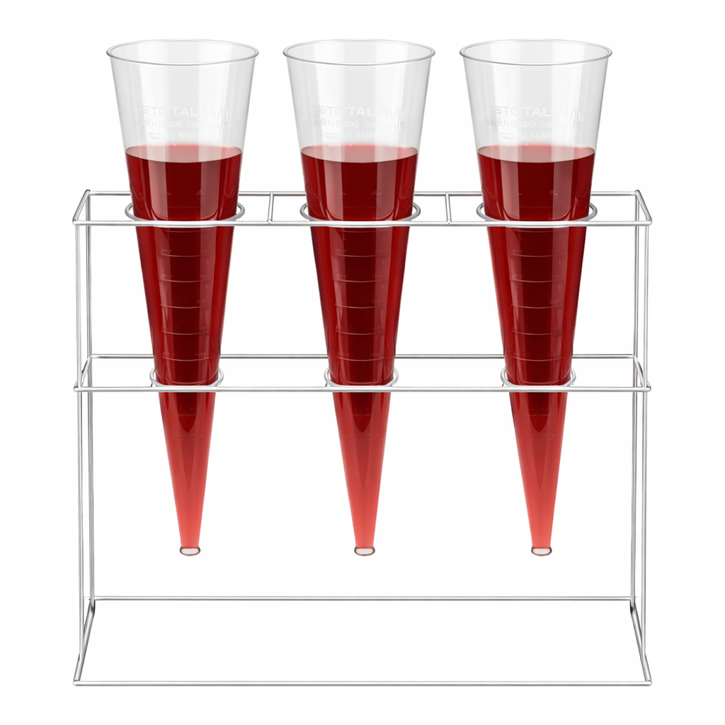 SciLab Stainless-steel Wire Imhoff Cone Rack-Stand