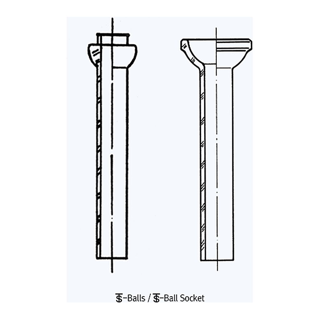 DURAN Safety Polished Spherical Joint