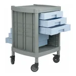 ABS Two-way Drawer Dressing Cart