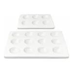 Silico & Chemico Porcelain Works 6- & 12-Cavities Porcelain Spotting PlateUp to 1000℃
