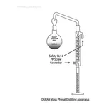 SciLab DURAN glass Phenol Distilling Apparatus