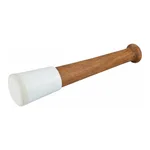 Silico & Chemico Porcelain Works Wooden Handle Pestle