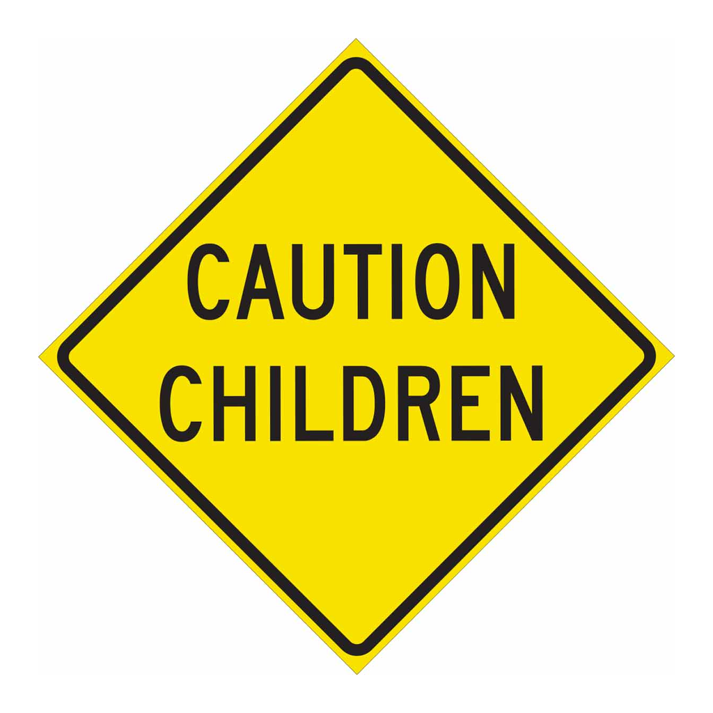 Brady Caution Children Sign