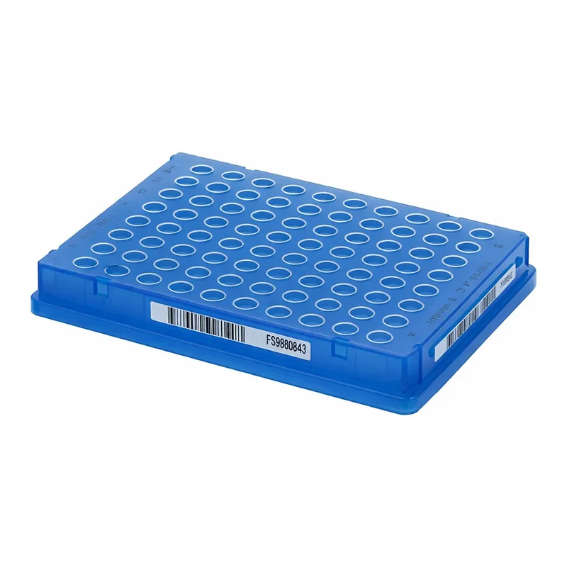 Thermo Fisher Scientific MicroAmp EnduraPlate Optical 96-Well Full-Skirted Plates with Barcode, blue